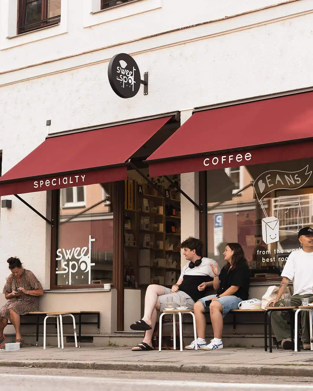 Der zweite Coffee Shop von sweet spot kaffee am Münchner Gärtnerplatz