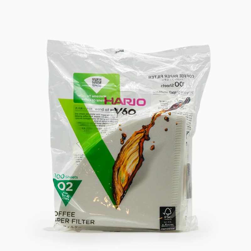 Hario V60-02 Filterpapier aus Japan in neuem Design