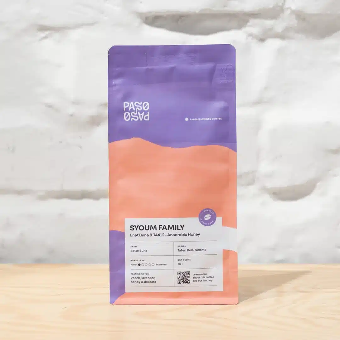 Paso Paso Äthiopien anaerobic honey Syoum Family
